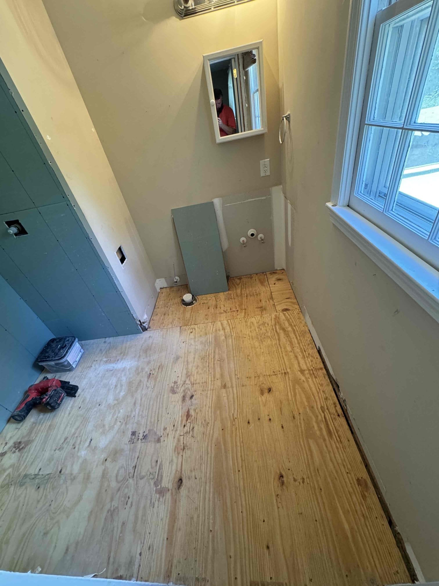 Spartanburg bathroom remodel project by Sterling Craft Plumbing & Bath with new tiling