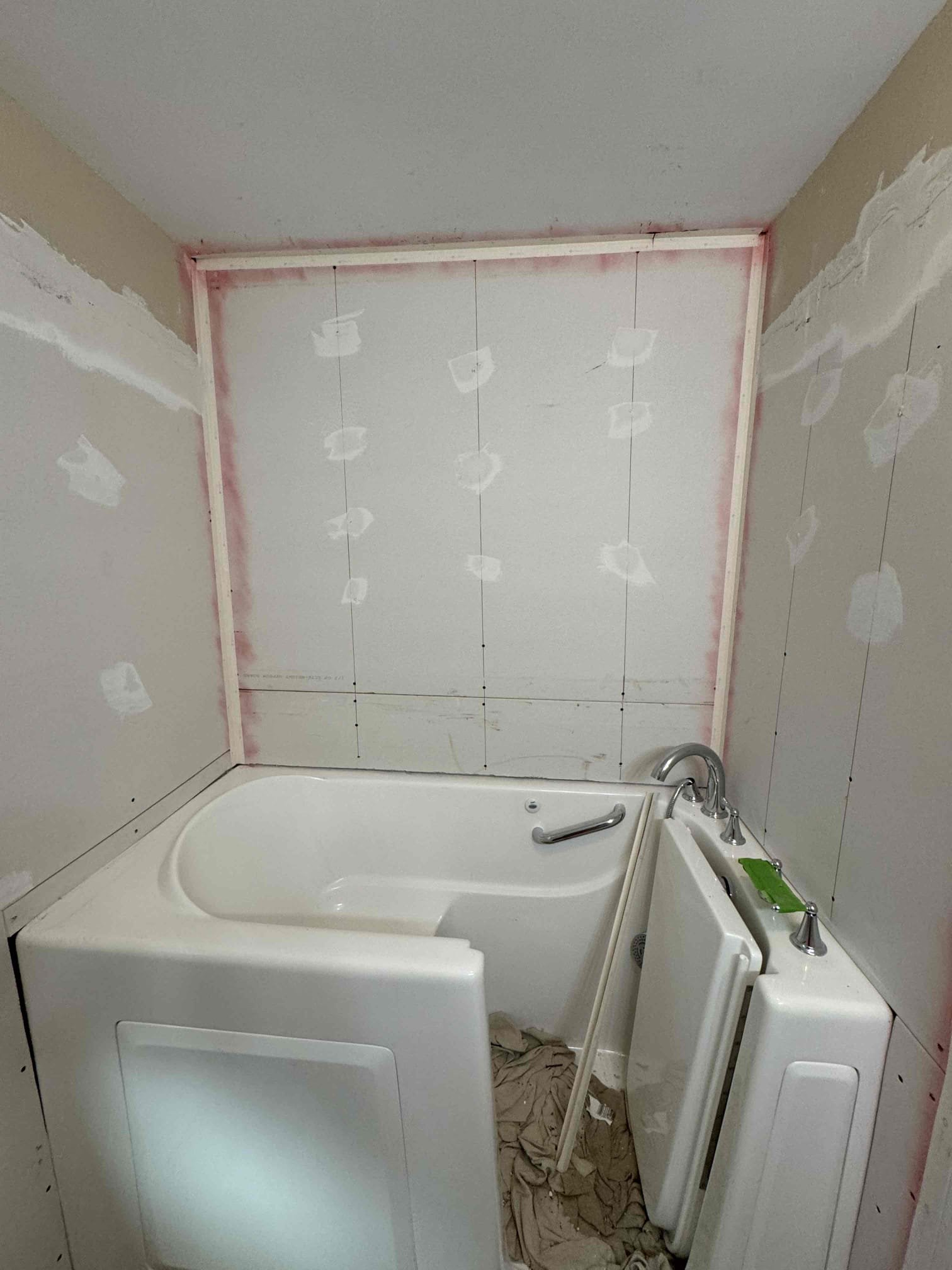 Professional bathroom remodel in Spartanburg with contemporary design.